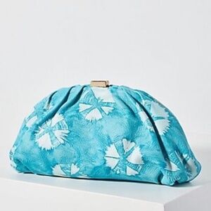 Anthropologie Shibori - Dyed Leather Clutch